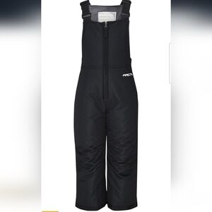 NWT Kids Arctix Black Essential Snow Bib Overalls Size 18M